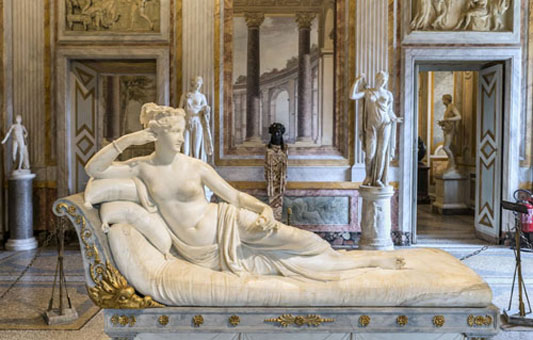 details of borghese gallery